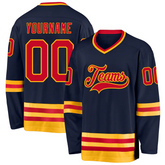 Custom Hockey Game Jersey with Your Name and Number Team Uniform with Custom Name Number Team Logo for Men Women Youth Kids