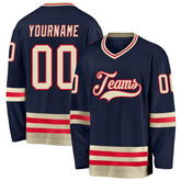 Custom Youth Hockey Jersey with Name Number and Logo Hockey Gift with Custom Logo Name Number for School Teams and Fan Groups