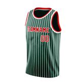 Embroidered and Printed Custom Basketball Game Top with Name and Number for Event Groups