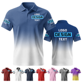 Custom Event Printed Polo Shirt with Brand Logo for Team Building Event