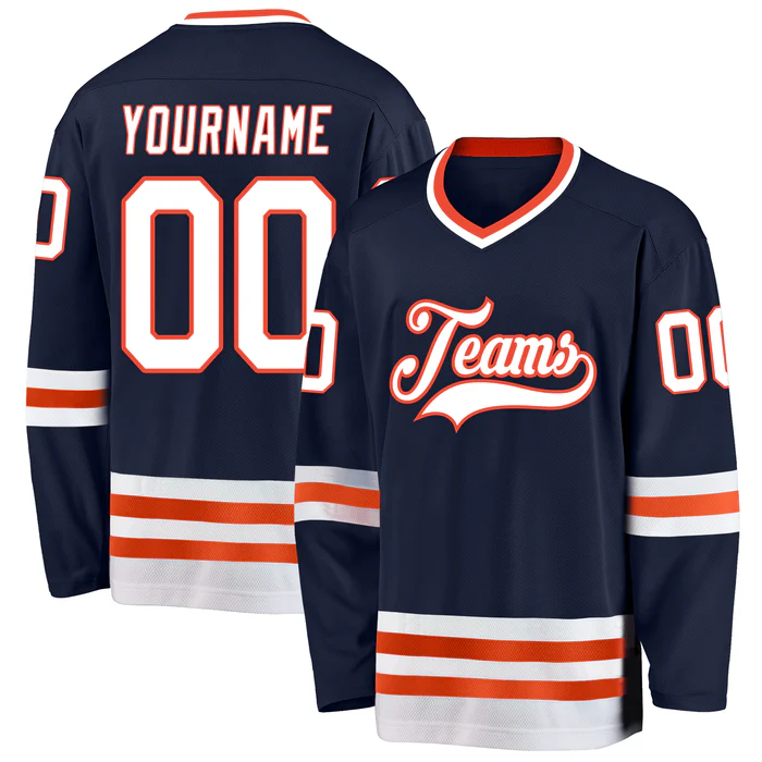 Stitched Printed Name Number Custom Hockey Team Uniform with Stitched Printed Name Number Team Logo for Men Women Youth Kids