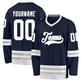 Stitched Printed Name Number Custom Ice Hockey Jersey with Custom Front and Back for Teams Players Fans Men Women Youth Kids