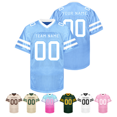 Custom Youth Football Jersey with Name Number and Logo