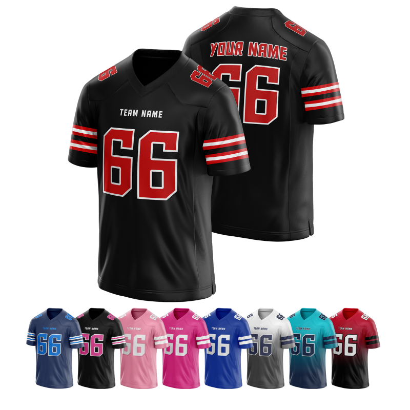 Custom American Football Jersey with Name and Number Football Gift