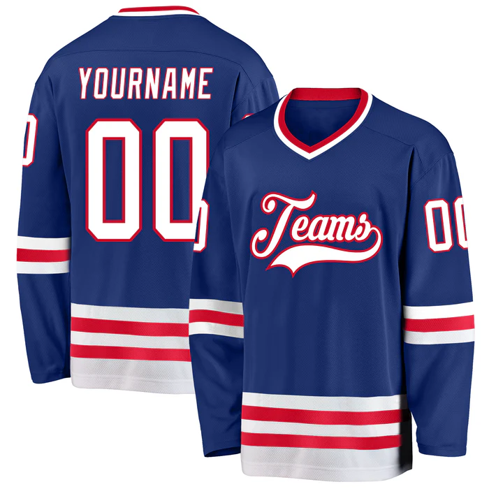 Custom Hockey Uniform Stitched Printed with Stitched Printed Team Logo Name Number for Hockey Clubs