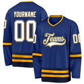 Stitched Printed Personalization Custom Youth Hockey Jersey with Stitched Printed Name Number Team Logo for Men Women Youth Kids