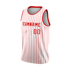 Embroidered and Printed Custom Basketball Jersey with Team Logo and Number for Corporate Groups