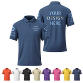 Custom Printed Logo Polo Uniform with Printed Logo Design for Corporate Event