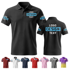 Printed Custom Printed Logo Polo Uniform with Custom Logo for Hotel Staff