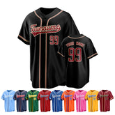 Custom Baseball Shirt School Team Stitched Printed
