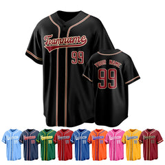 Custom Baseball Shirt School Team Stitched Printed
