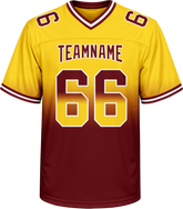 Slim Fit Custom Football Uniform with Custom Text and Number
