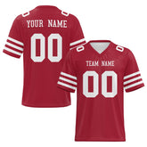 Custom Game Day Football Jersey with Team Name and Logo with Stitched Printed Name