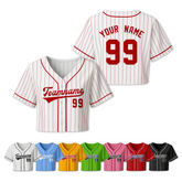 Custom Baseball Team Jersey with Custom Names and Numbers for Little League Teams