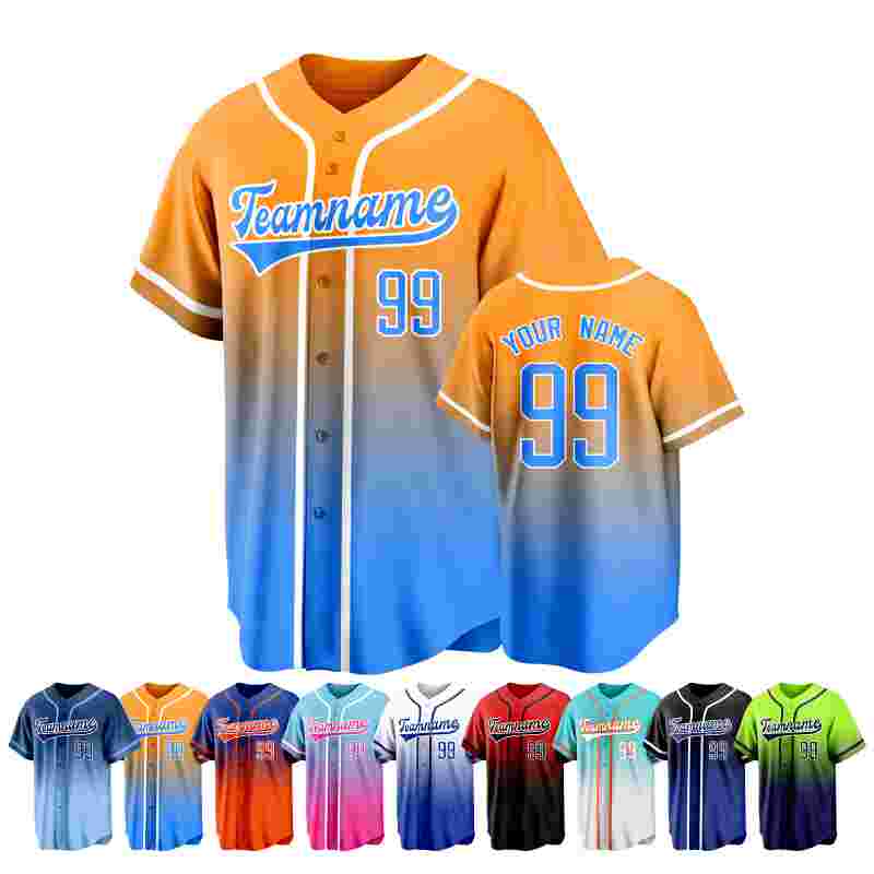 Sporty Personalized Baseball Shirt with Team Logo and Number