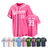 Custom Baseball Shirt with Team Name and Logo Stitched Printed Name Number