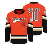 Personalized Ice Hockey Jersey for Team Captains and Player Gift with Custom Text Number Sleeve Patch and Team Logo Design