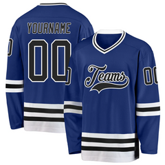 Personalized Hockey Jersey with Custom Front and Back with Stitched Printed with Stitched Printed Name Number Team Logo for Men Women Youth Kids