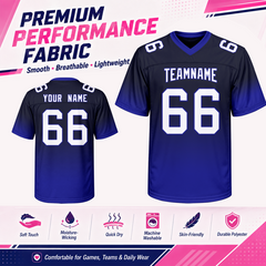 Stitched Printed Team Customization Custom American Football Jersey with Personalized