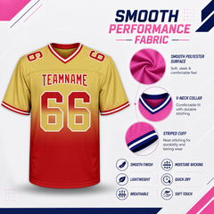 Custom Youth Football Jersey with Your Name and Number