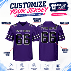 Custom Game Day Football Jersey for Parents and Kids