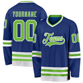 Personalized Hockey Team Jersey Striped Stitched Printed Custom Design with Stitched Printed Name Number Team Logo for Men Women Youth Kids