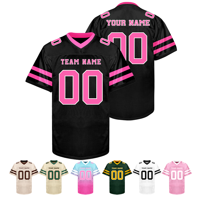 Custom American Football Jersey with Custom Front and Back Fan Gift