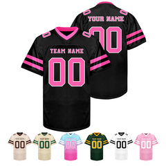 Custom American Football Jersey with Custom Front and Back Fan Gift