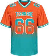 Custom Football Jersey with Front Team Name and Back Number Fan Gift
