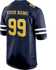 Custom Football Fan Shirt Varsity for Team Celebration