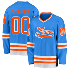 Custom Ice Hockey Team Jersey with Your Name and Number with Stitched Printed Team Logo for Teams Players Fans Men Women Youth Kids