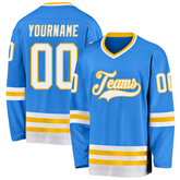Personalized Hockey Jersey Ice Rink Style for Team Game Wear with Custom Names Numbers Logos for Rink Events and Team Photos
