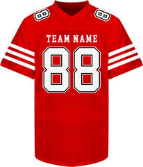 Custom Football Team Uniform with Sleeve Number Game Day Shirt