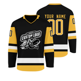 Personalized Hockey Jersey with Custom Name Number with Stitched Printed Personalization for Teams Players Fans Men Women Youth Kids
