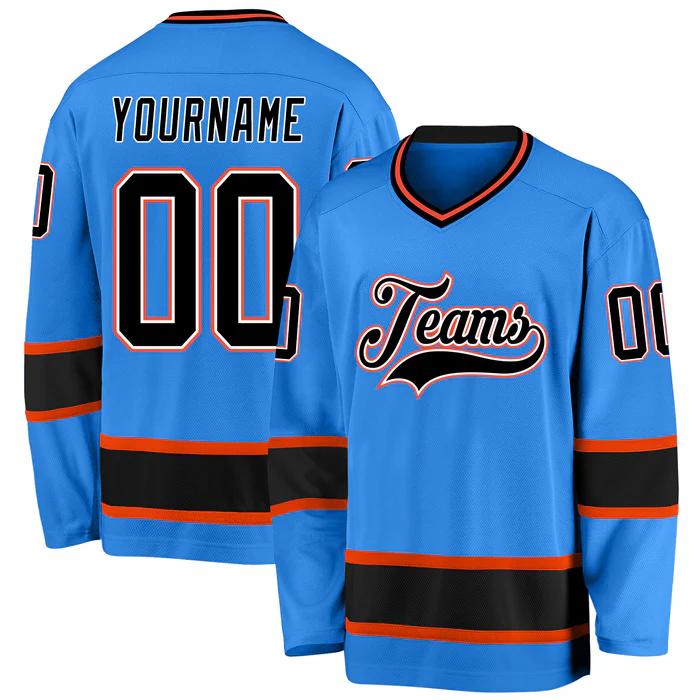 Casual Custom Youth Hockey Jersey for Sports Clubs with Stitched Printed Team Logo Name Number for Hockey Clubs