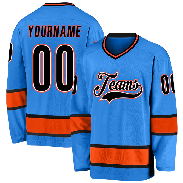 Custom Hockey Shirt Classic for Youth Teams with Personalized Name Number Logo for Teams Players and Fans