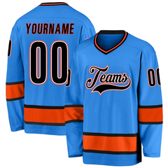 Custom Hockey Shirt Classic for Youth Teams with Personalized Name Number Logo for Teams Players and Fans