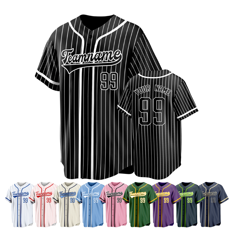 Classic Personalized Baseball Shirt with Personalized Name Number