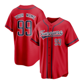 Personalized Baseball Jersey Sporty Stitched Printed Team Logo