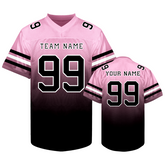 Custom Football Team Uniform with Custom Front and Back Fan Gift