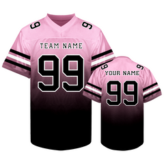 Custom Football Team Uniform with Custom Front and Back Fan Gift