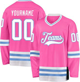 Mesh Custom Youth Hockey Jersey Stitched Printed Custom Design with Stitched Printed Name Number Team Logo for Men Women Youth Kids