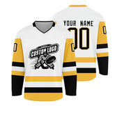 Custom Youth Hockey Jersey Stitched Printed Team Logo with Stitched Printed Name Number Team Logo for Men Women Youth Kids