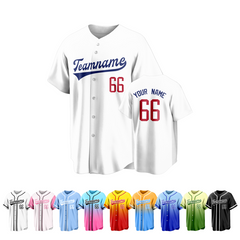 Custom Team Baseball Jersey Hip Hop Sublimated