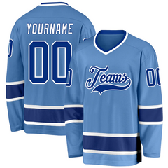 Custom Hockey Uniform with Custom Text and Number with Stitched Printed Team Logo for Teams Players Fans Men Women Youth Kids