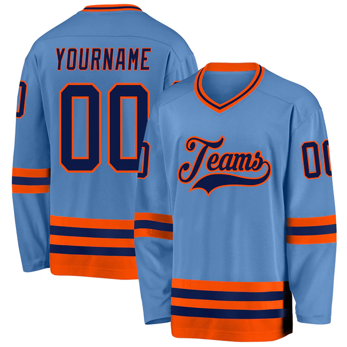 Personalized Hockey Team Jersey with Team Logo and Number Team Uniform with Custom Names Numbers Logos for Rink Events and Team Photos