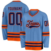 Personalized Hockey Team Jersey with Team Logo and Number Team Uniform with Custom Names Numbers Logos for Rink Events and Team Photos
