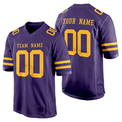 Personalized Football Team Jersey Stitched Printed Name Number Logo