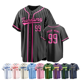 Personalized Baseball Shirt with Custom Names and Numbers for Softball Team Uniform