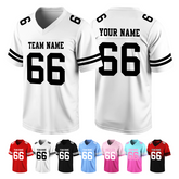 Custom Football Game Jersey with Custom Name Number